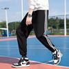motion Casual pants Three bars spring and autumn classic Versatile Chaopai Easy Ankle banded pants stripe Basketball sweatpants  trousers