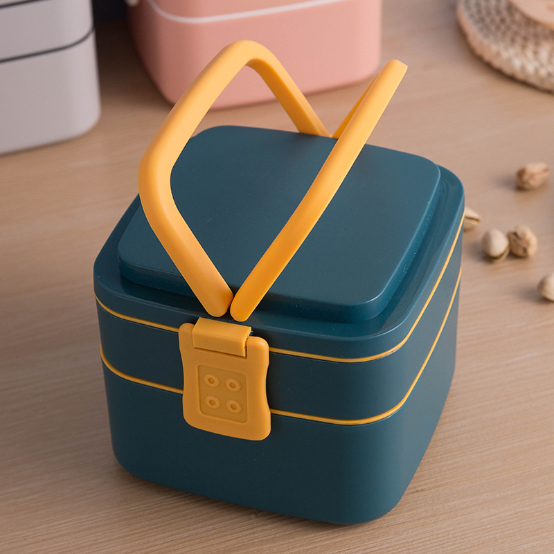 Double-Layer Portable Lunch Box