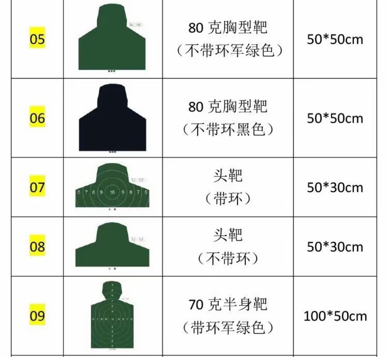 厂家直供 靶板靶纸靶杆各种规格型号射击用射箭用品非标可定
