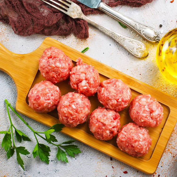 牛肉胶牛肉滑腌制半成品牛肉丸茶楼点心火锅食材冷冻肉类食品