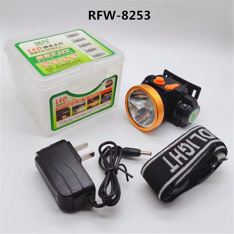 Headlight Induction Strong Light Charging Super Bright Head-Mounted Flashlight Waterproof Lithium Battery Outdoor Exclusive for Fishing Led Miner's Lamp