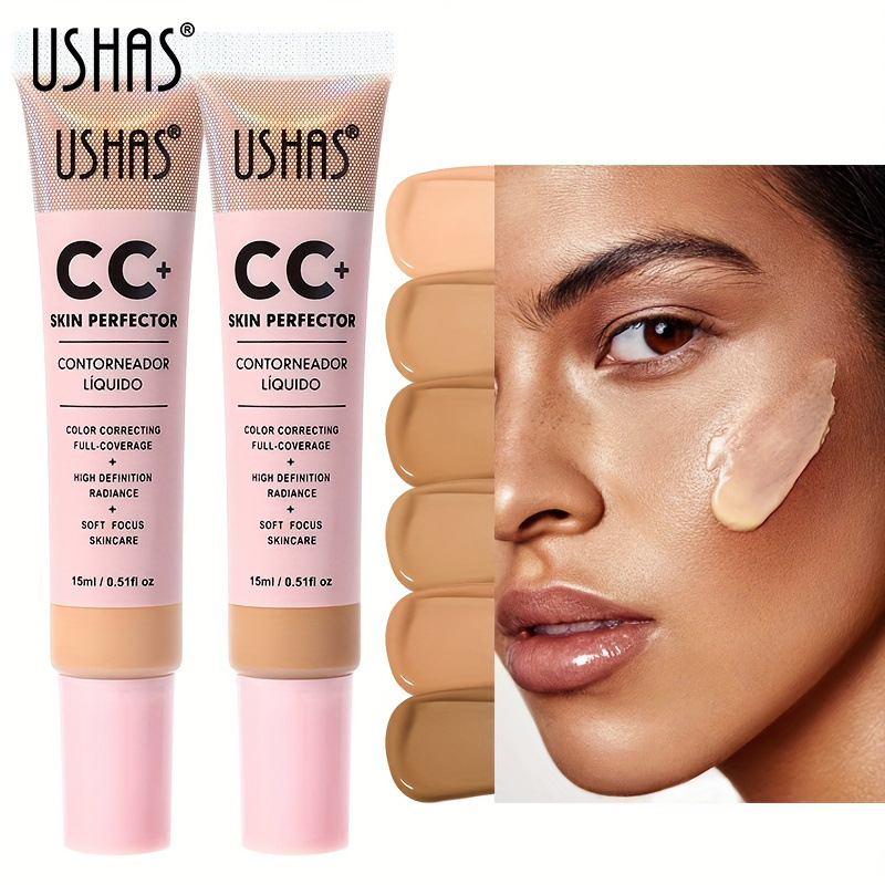 6 colors liquid concealer moisturizing and brightening skin tone long lasting smear-proof makeup waterproof liquid foundation concealer isolation