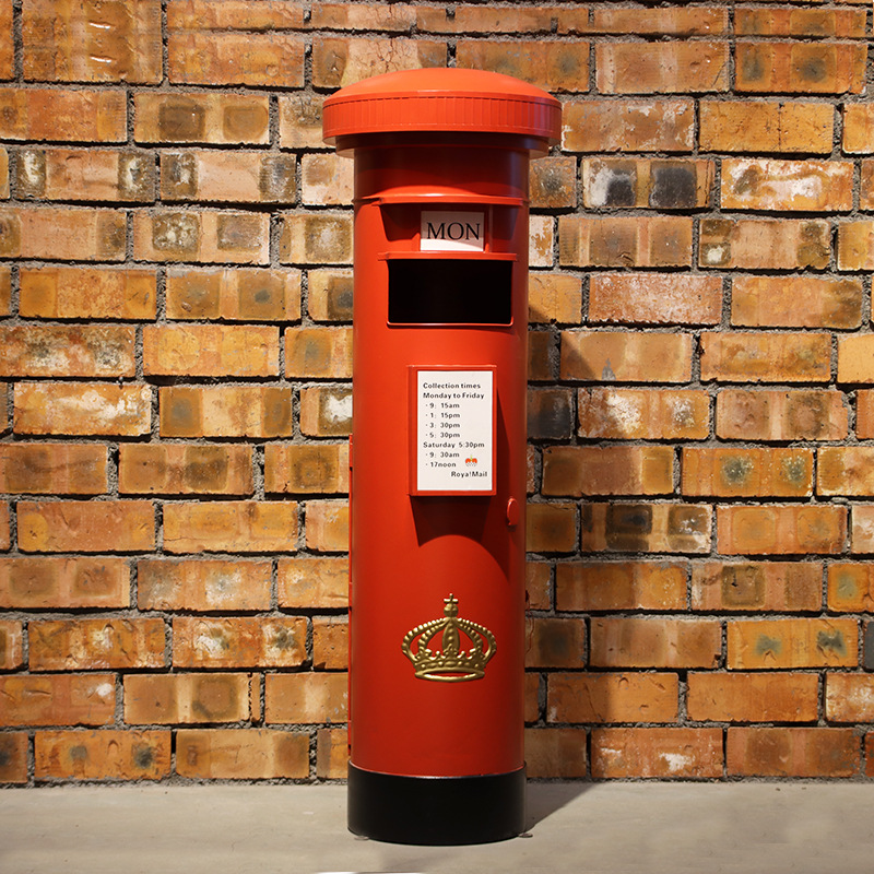 复古怀旧信箱邮箱邮筒储钱罐摄影道具模型酒吧餐厅装饰摆件可定制