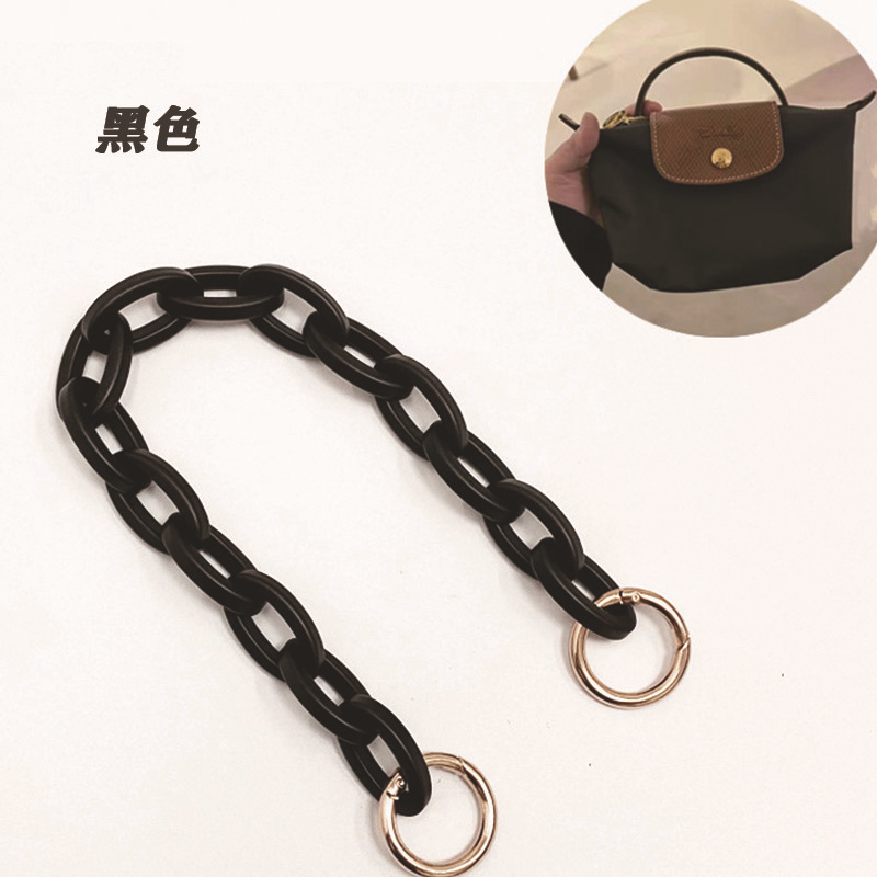 Spot Resin Closed Frosted Bag Chain Mobile Phone Charm Bag Belt Lanyard Single-Shoulder Bag Strap Replacement Armpit Portable Bag Chain Pieces