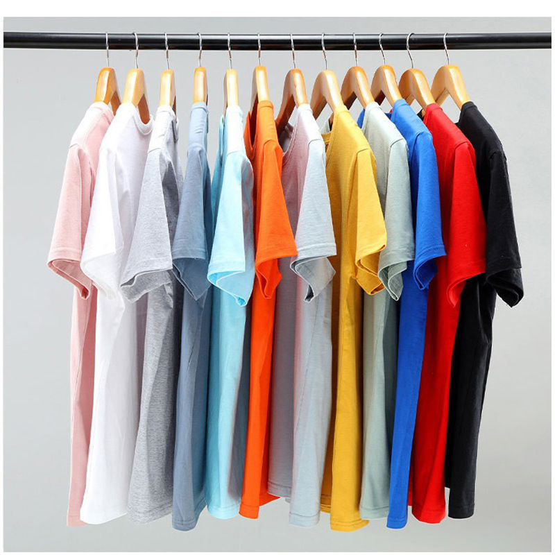 T-shirt Men's Combed Cotton 180G Summer New Loose round Neck Bottoming Shirt Cotton Half Sleeve T-shirt Men's Casual T-shirt Men