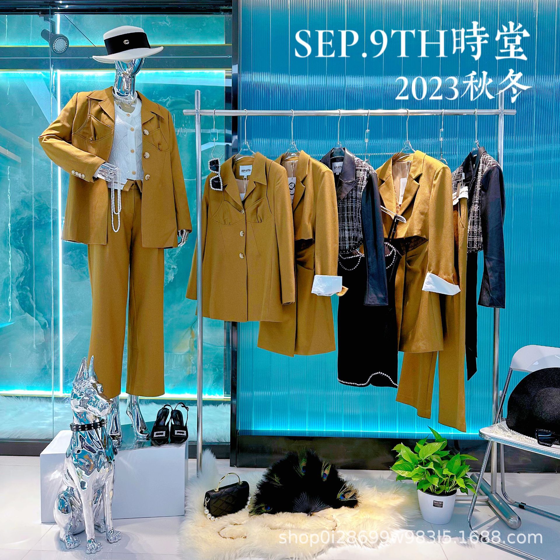 时堂 纽方23夏品牌折扣撤柜女装尾货批发 大码女装广州十三行货源