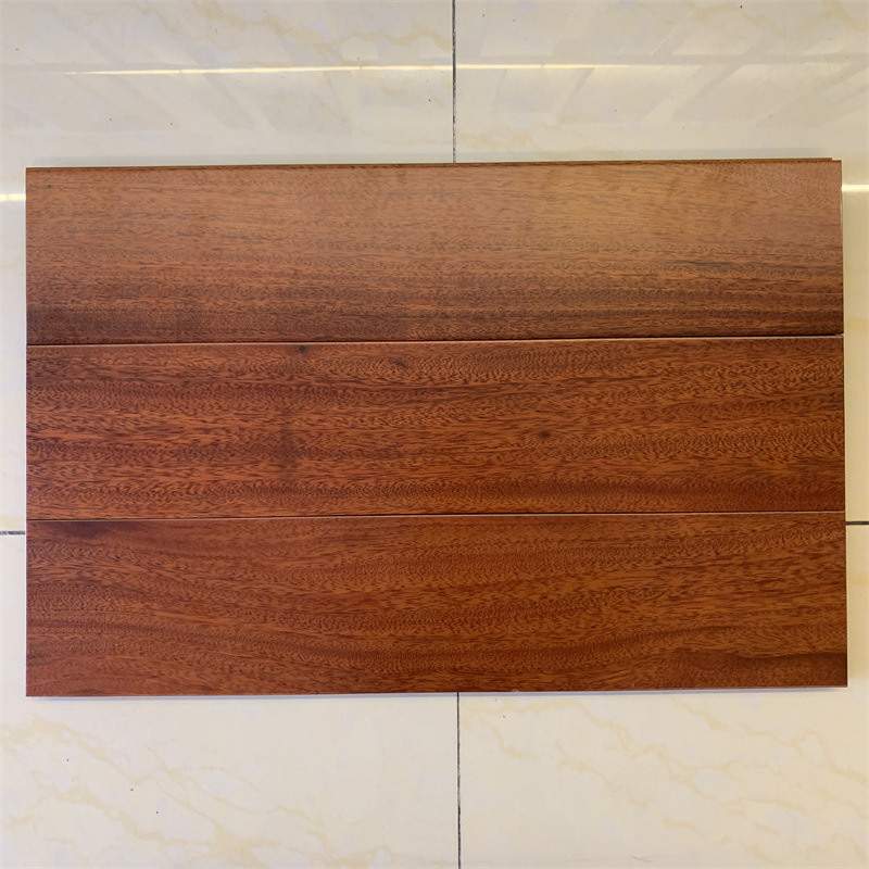 厂家直营金奥卡实木地板18mm紫檀原木地板家用防潮耐磨实木地板