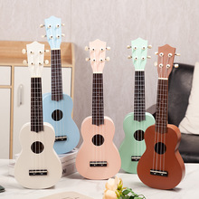 尤克里里ukulele可弹奏入门乐器小吉他乌克丽丽彩色碳纤维21寸23