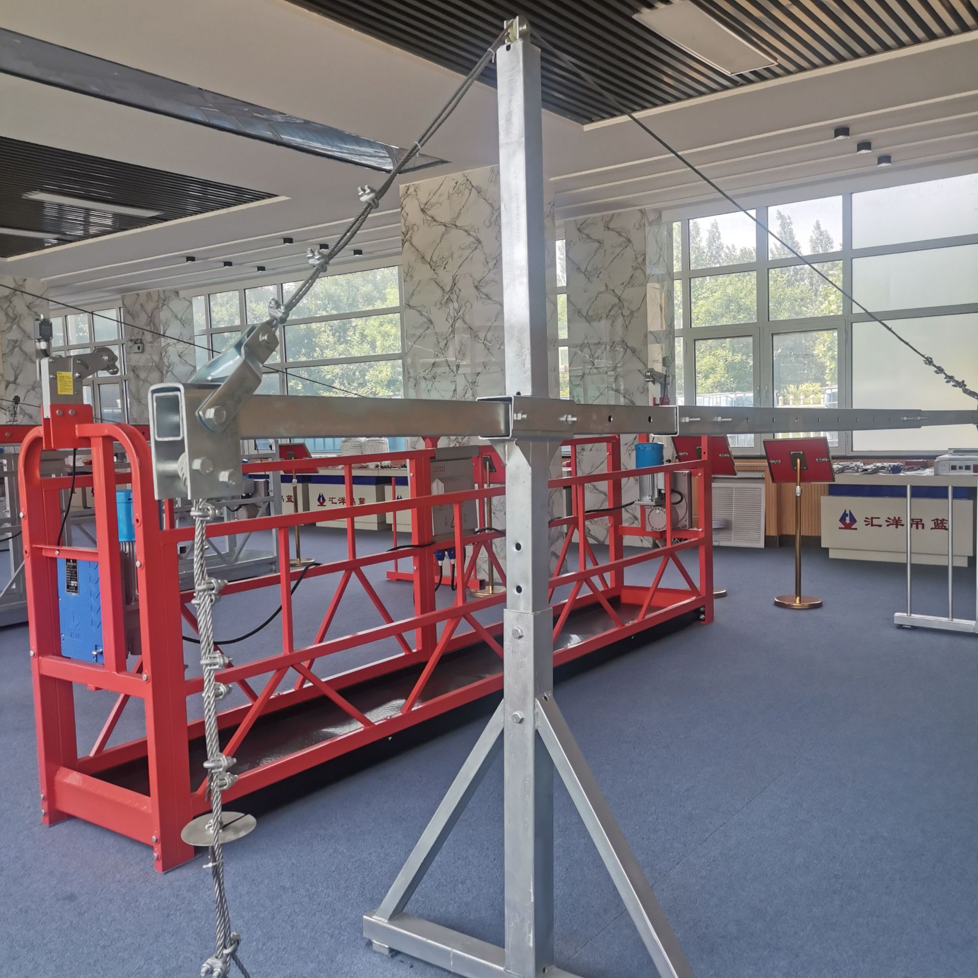 工程用电动吊篮出售_汇洋高空作业吊篮_青岛镀锌吊篮