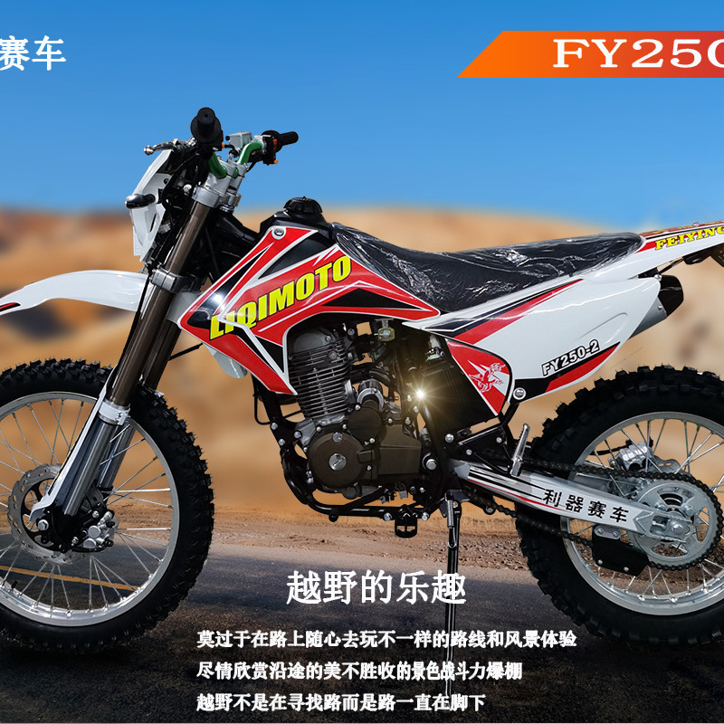 利器赛车fy250-2越野摩托车cb250发动机倒叉减震带大灯山地林道车