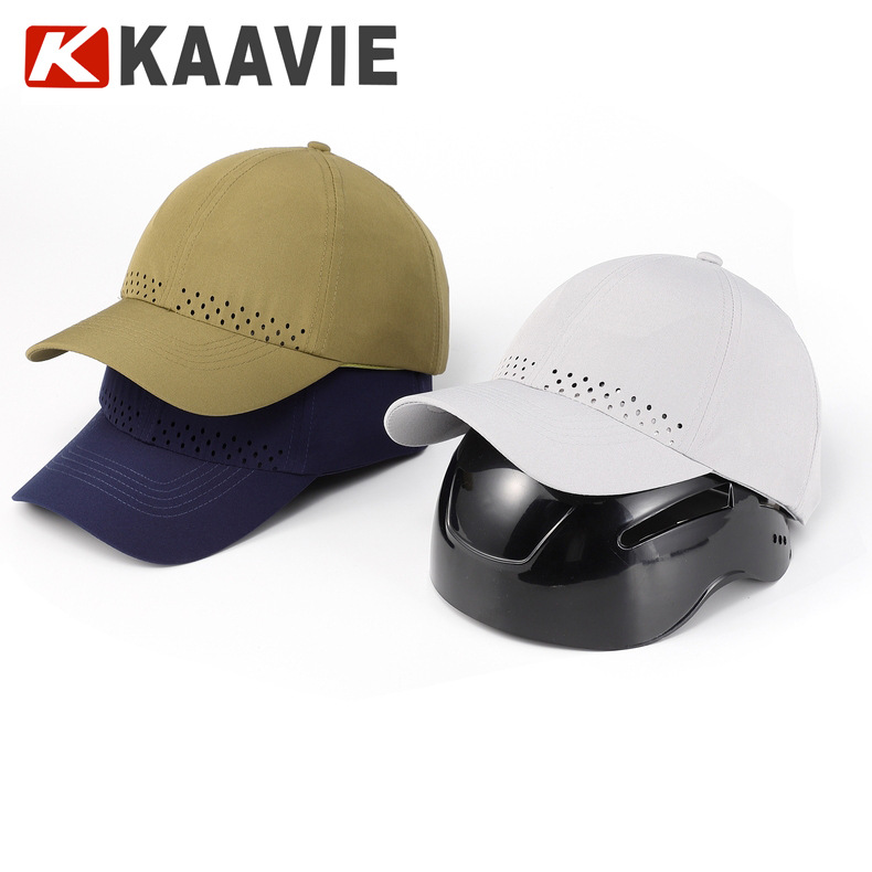凯维帽业 彩色轻型防撞帽国外头壳帽子防护保护头部车间安全帽子