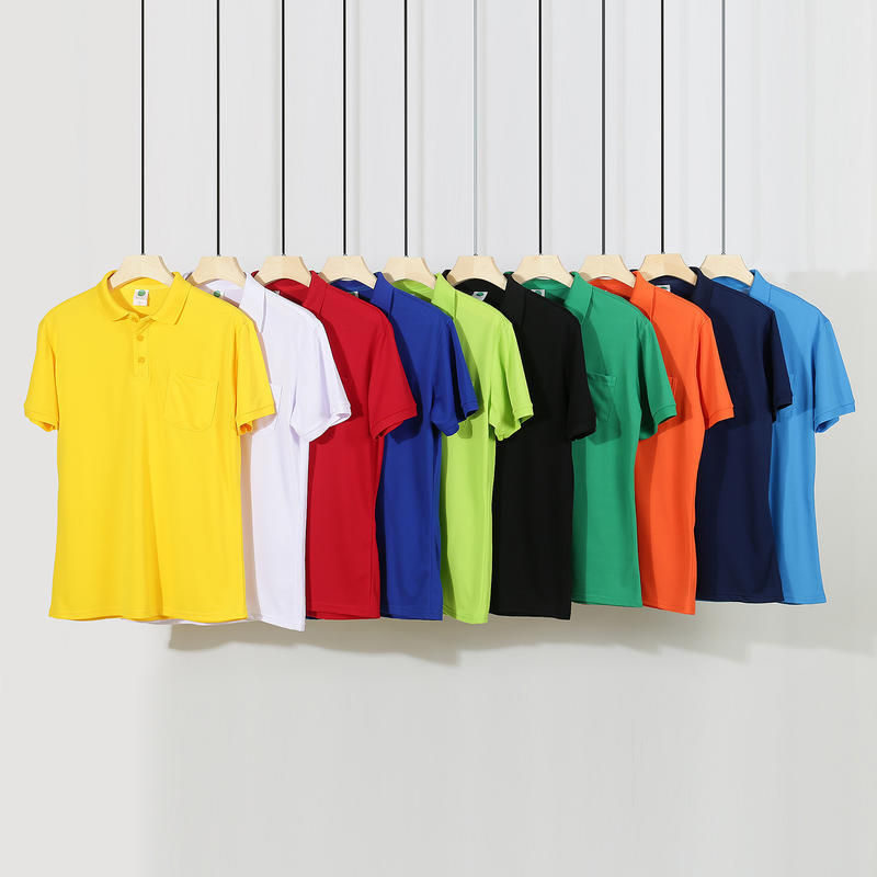 Lapel Short-Sleeved Advertising T-shirt Logo Work Clothes Business Attire Factory Clothing Printing Enterprise Team Polo Shirt