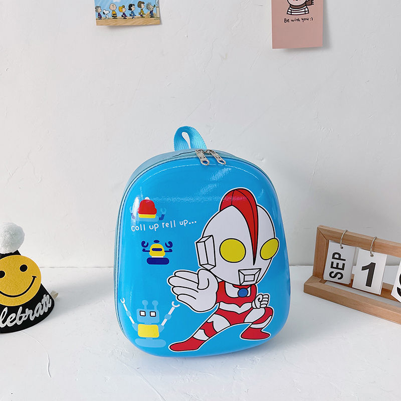 New Hard Case 2-5 Years Old Ultraman Children's Schoolbag Kindergarten Small Class Baby Boy and Girl Cartoon Backpack