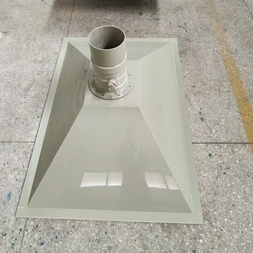 厂家供应车间设备废气排放抽风罩车间设备异味顶抽/侧抽pp吸风罩
