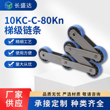 10KC-C-80Kn梯级链条蓝色梯级轮人行道梯级链驱动大链电梯配件
