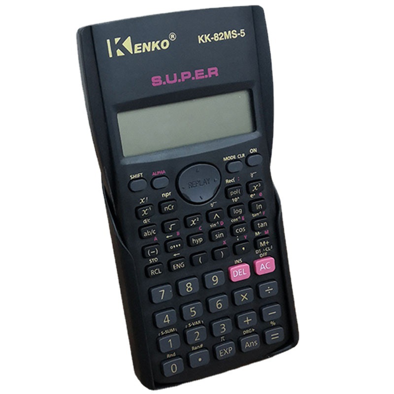 kenko82ms5黑色学生计算器多功能三角函数科学计算器教学用具