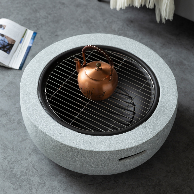 别墅庭院烤火炉户外烤炉碳炉取暖家用小炭火炉室内取暖炉烧烤炉
