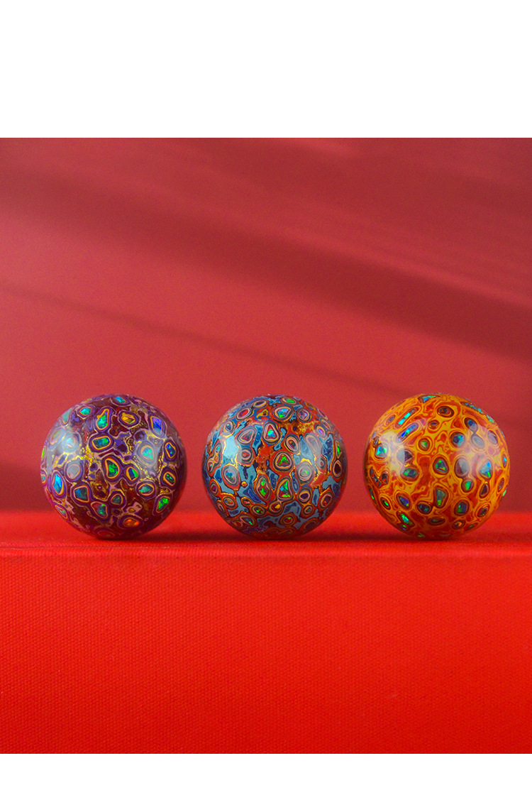 佛珠大漆手串配珠20男女非遗漆器手工文玩手链手持念珠项链单散珠