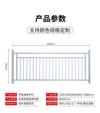 广东厂家  人行横道交通防护栏 市政道路甲型护栏