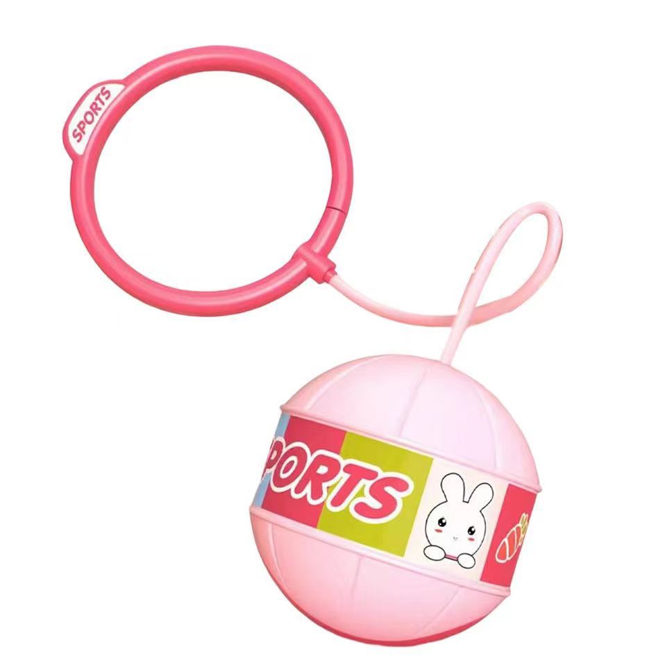 Luminous Jumping Ball Children's Flash Luminous Single Foot Swing Ball Jumping Jack Tetherball Slip-on Swing Ring Foot Hula Hoop