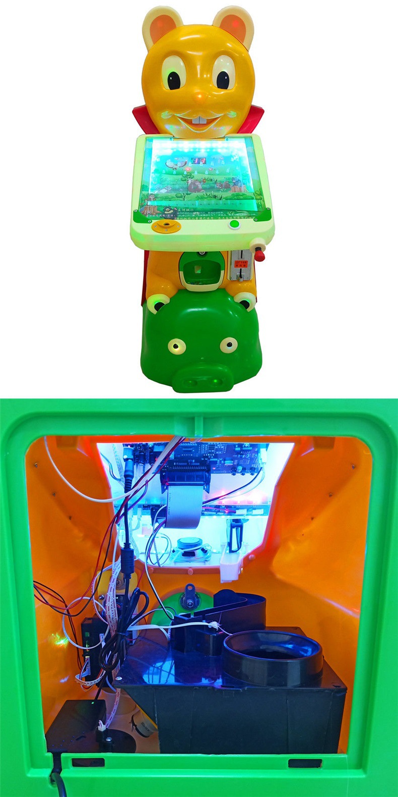 弹珠机新款投币拉杆出珠小孩打游艺机儿童玩具超市门口商用游戏机