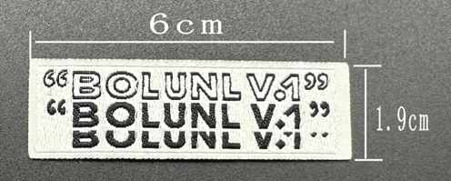 Spot Woven Label Clothing Accessories Ins Weaving Mark Trademark Cloth Label Decorative Labeling Bolunl. V.1 Clothing Accessories