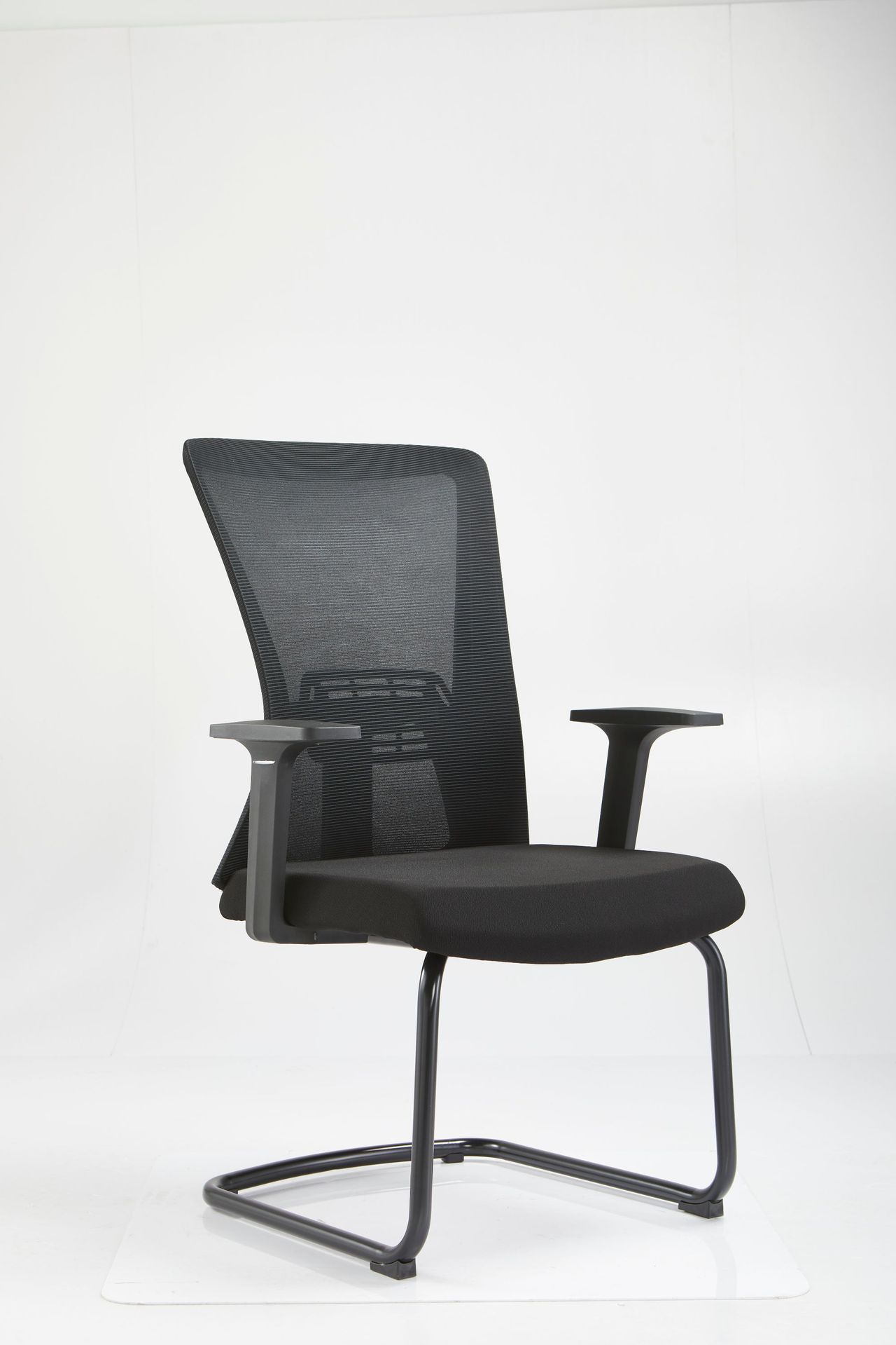 网椅弓形椅子办公椅会议椅简约家用麻将椅人体工学靠背电脑椅职员