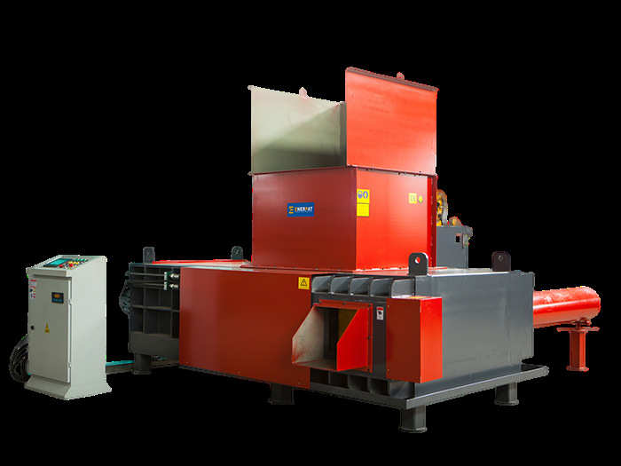 源头厂家料斗式金属压块打包机铝型材打包机