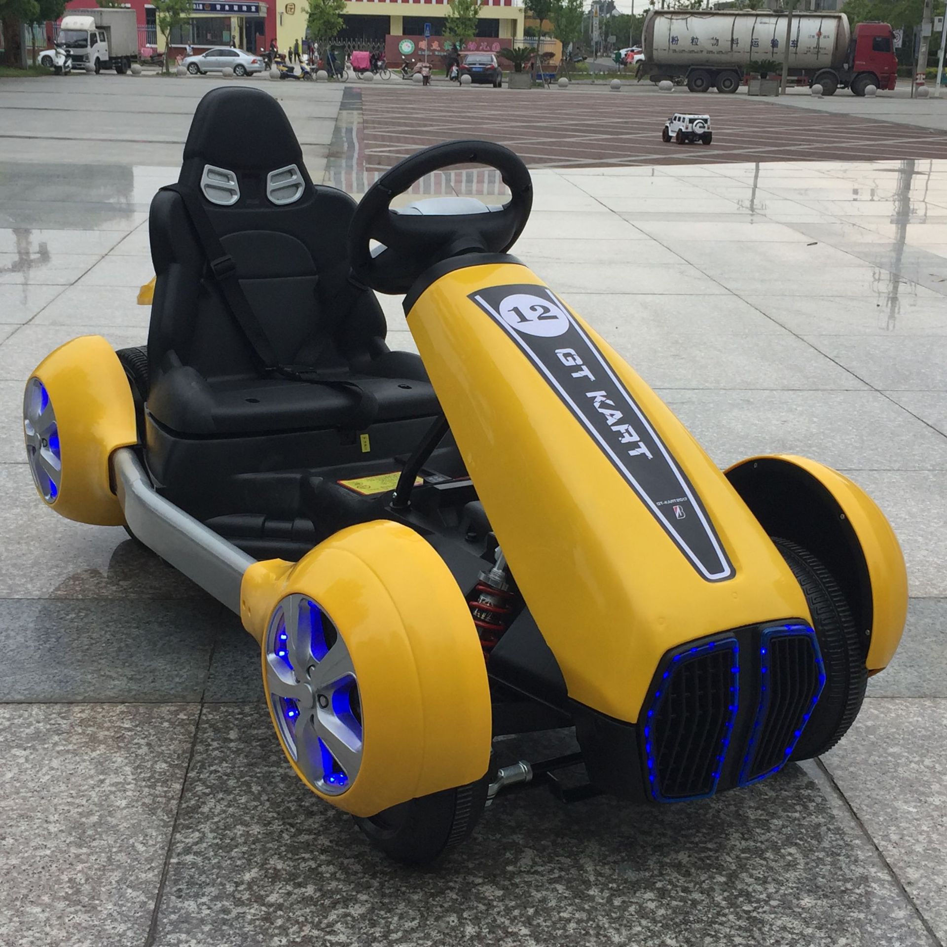 2022new外贸出口四轮电动儿童卡丁车漂移车宝宝童车kidsgokart