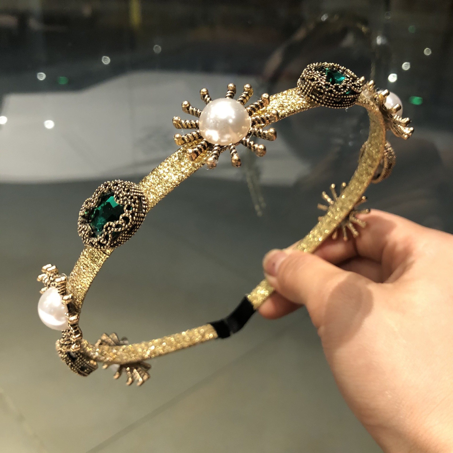 韩国气质水钻发箍女简约发卡洗脸束发带头箍网红压发头饰百搭外出