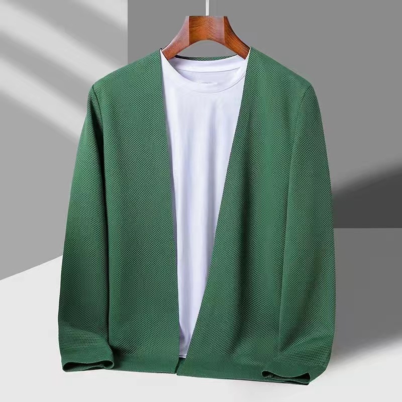 2023新款纯色开衫针织系列韩版毛衣一件代发抖音同款针织外套薄