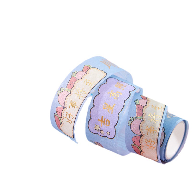 Cute Tape Stickers Gift Set Cartoon Journal Decoration Stickers Children Diy Notebook Japanese Paper Full Roll Tape