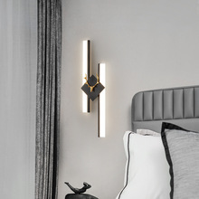 北欧后现代全铜室内客厅背景墙装饰壁灯创意简约个性卧室床头灯具