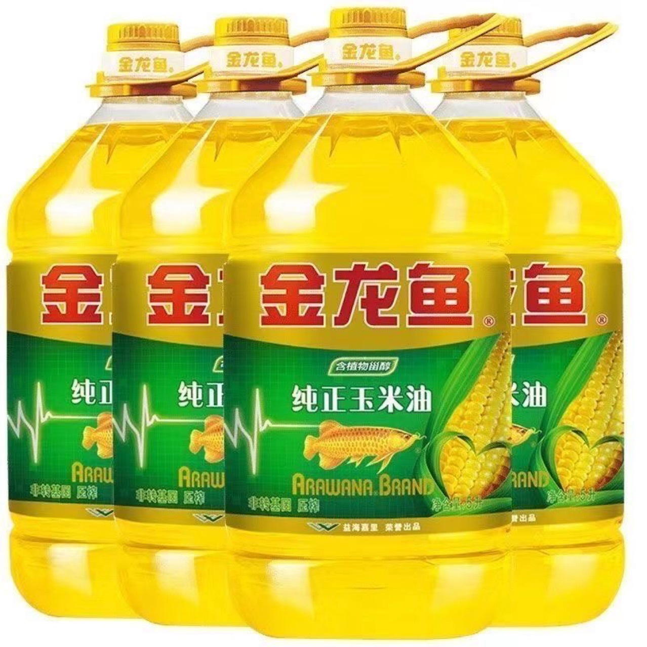 金龙鱼纯正玉米油5l 物理压榨家用一级食用油-阿里巴巴