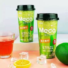 meco蜜谷果汁茶400ml荔枝青柠红柚水果茶饮料批发石榴芭乐味饮品