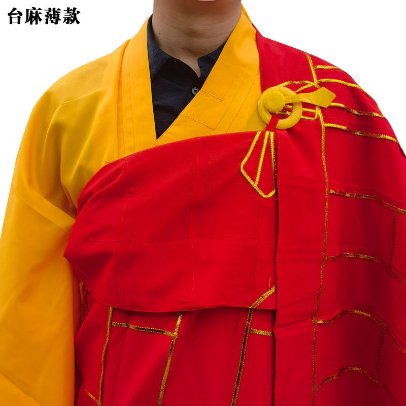 佛教袈裟和尚衣服僧服缦衣法衣加厚袈裟七衣祖衣舞台戏服僧衣