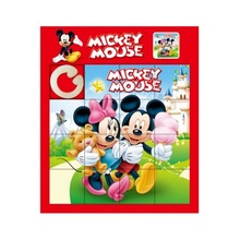 6宫移动拼图推格子游戏9格数字卡通滑动玩具幼儿园儿童塑料