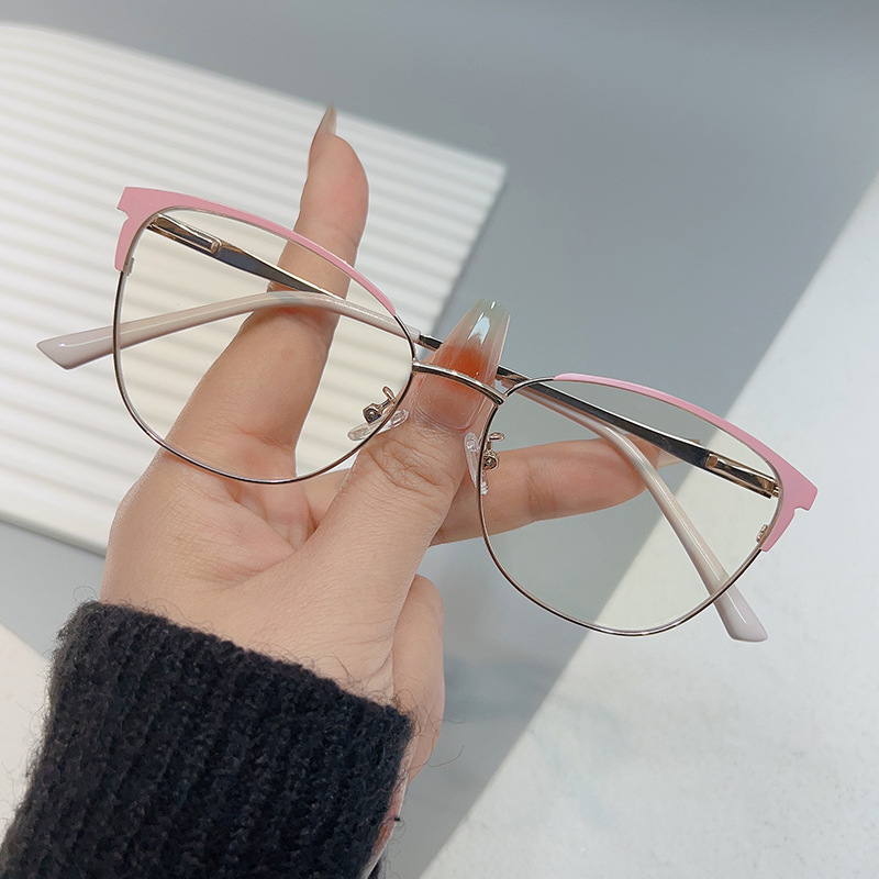 2023 Spring New Fashion Plain Glasses Trend Male and Female Personality Glasses Frame Light Luxury Gift Glasses
