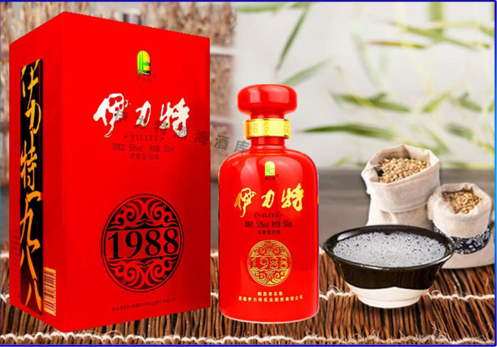 新疆酒伊力特1988白酒50度500ml*6瓶/箱浓香型白酒包邮