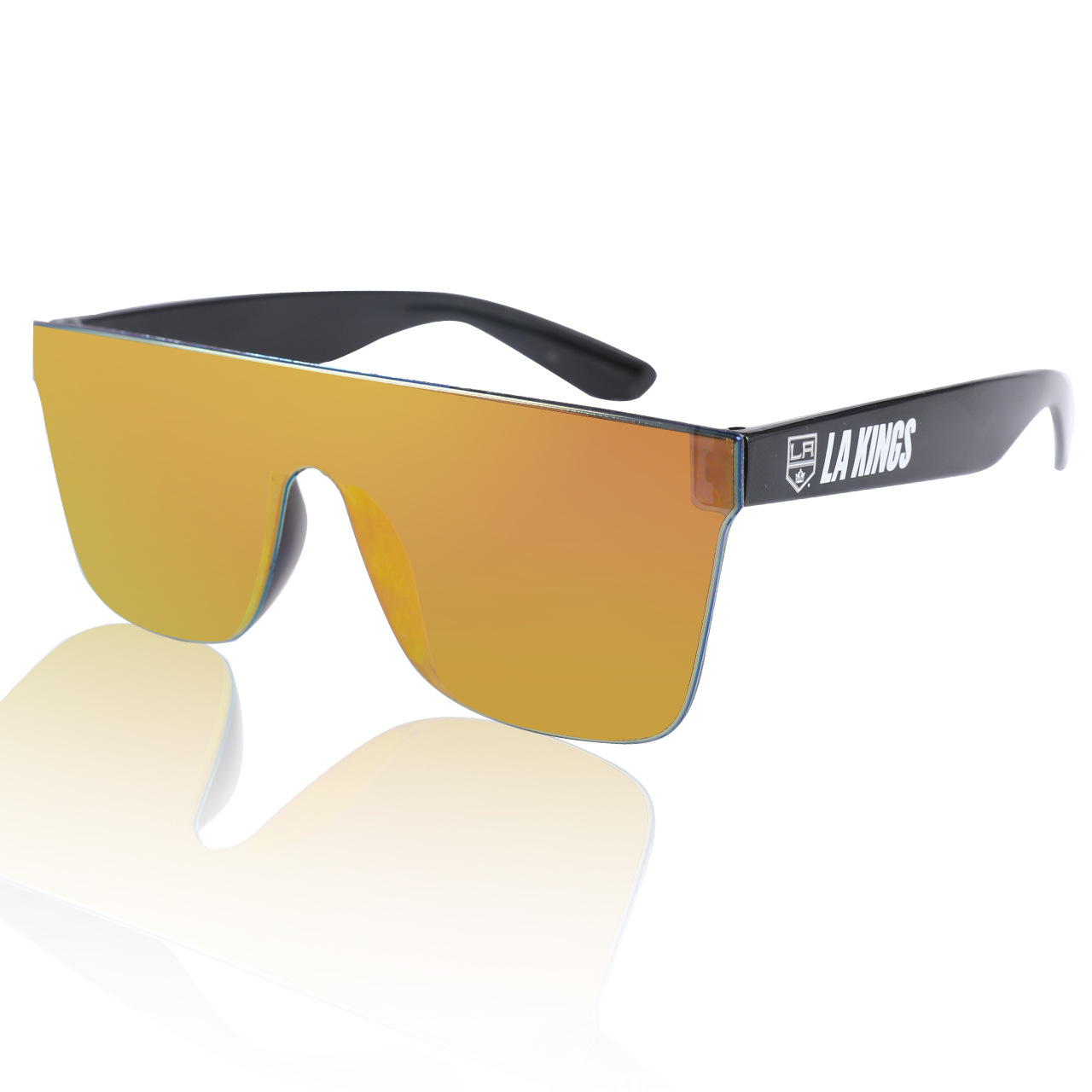 fda跨境欧美潮流新款一体式 连体太阳眼镜 时尚米钉 炫彩镀膜墨镜