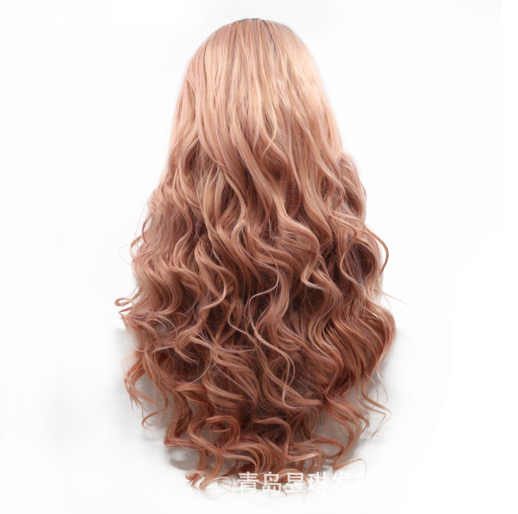 欧美 前蕾丝假发front lacesy ntheti化纤长卷假发整顶头套wigs