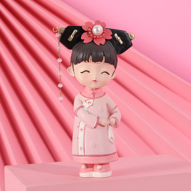 ins少女心宫廷古风清宫格格传盲盒手办摆件潮流手办创意女孩礼物
