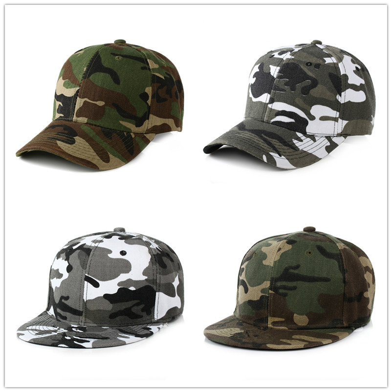 Factory Direct Sales European and American Camouflage Light Hat Board Duck Tongue Soldier Men and Women Wild Wolf Outdoor Baseball Hat