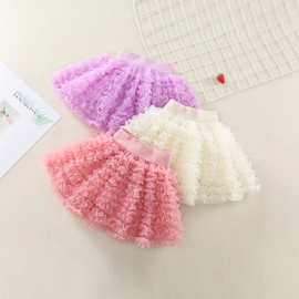 亚马逊新款短裙女孩子公主裙子欧美百搭蓬蓬裙跨境中小童童tutu裙