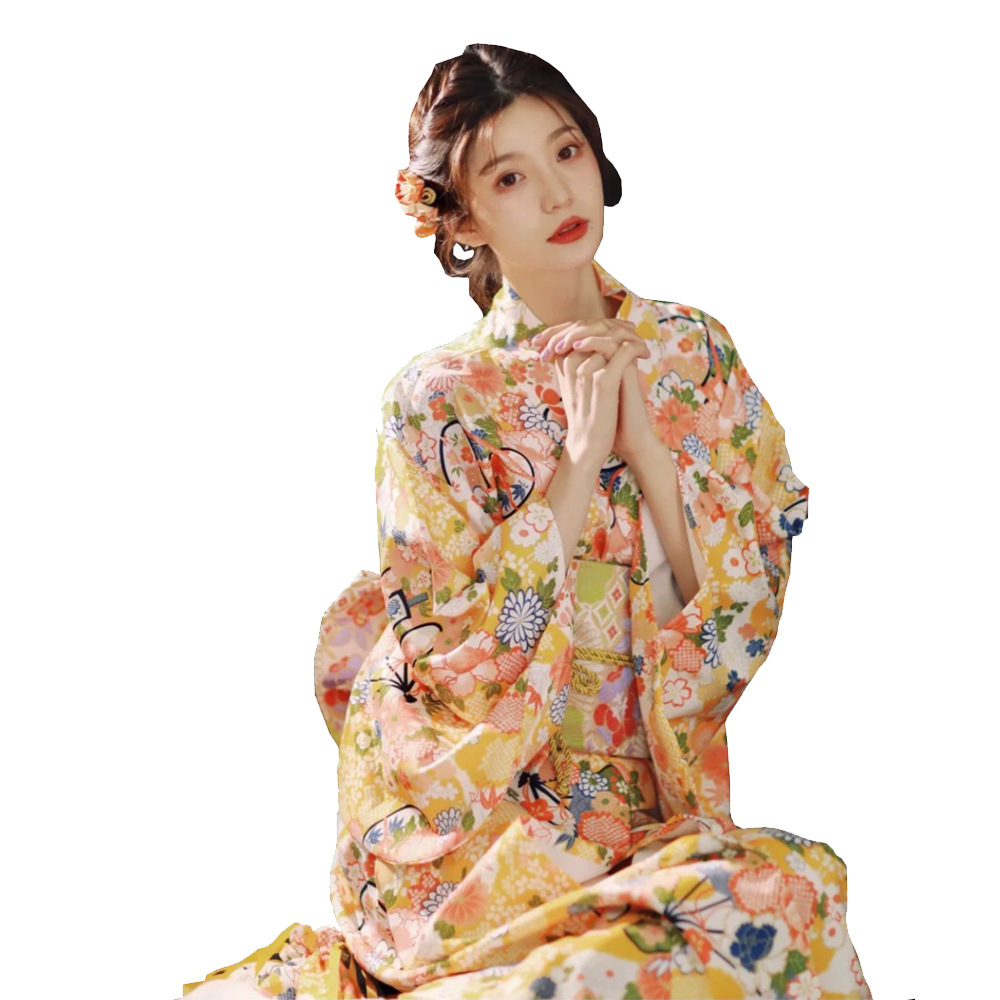 影楼写真主题服装新款日系摄影神明少女和服拍摄旅拍个人日式和服