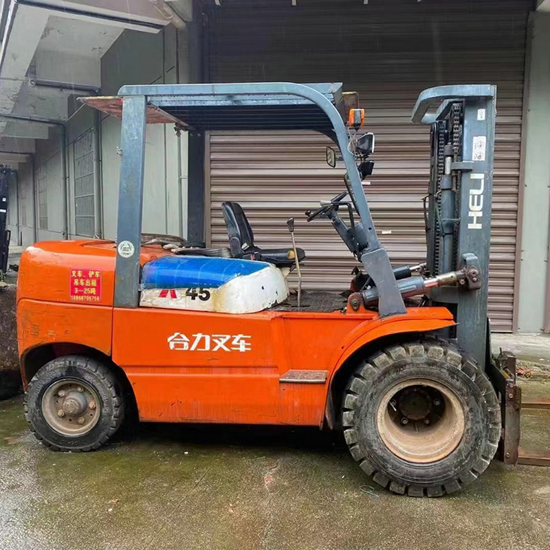 合力叉车5吨柴油座驾式国三全新叉车四驱越野华亚重工多走向叉车