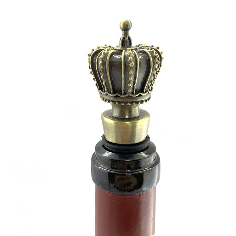 Metal Crown Wine Stopper Creative Magic Color European Personality Fresh-Keeping Wine Stopper Crown Wine Stopper Customization