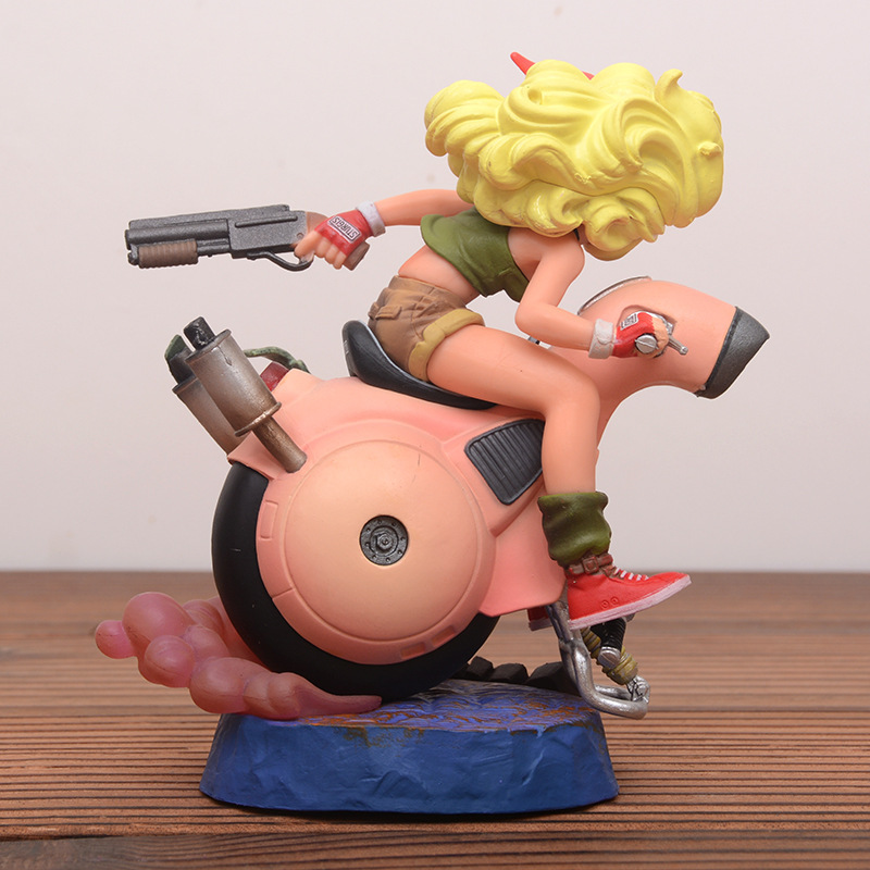 七龙珠武道会美女兰琪机车蓝琪粉色红色手办玩具兰奇盒装动漫公仔