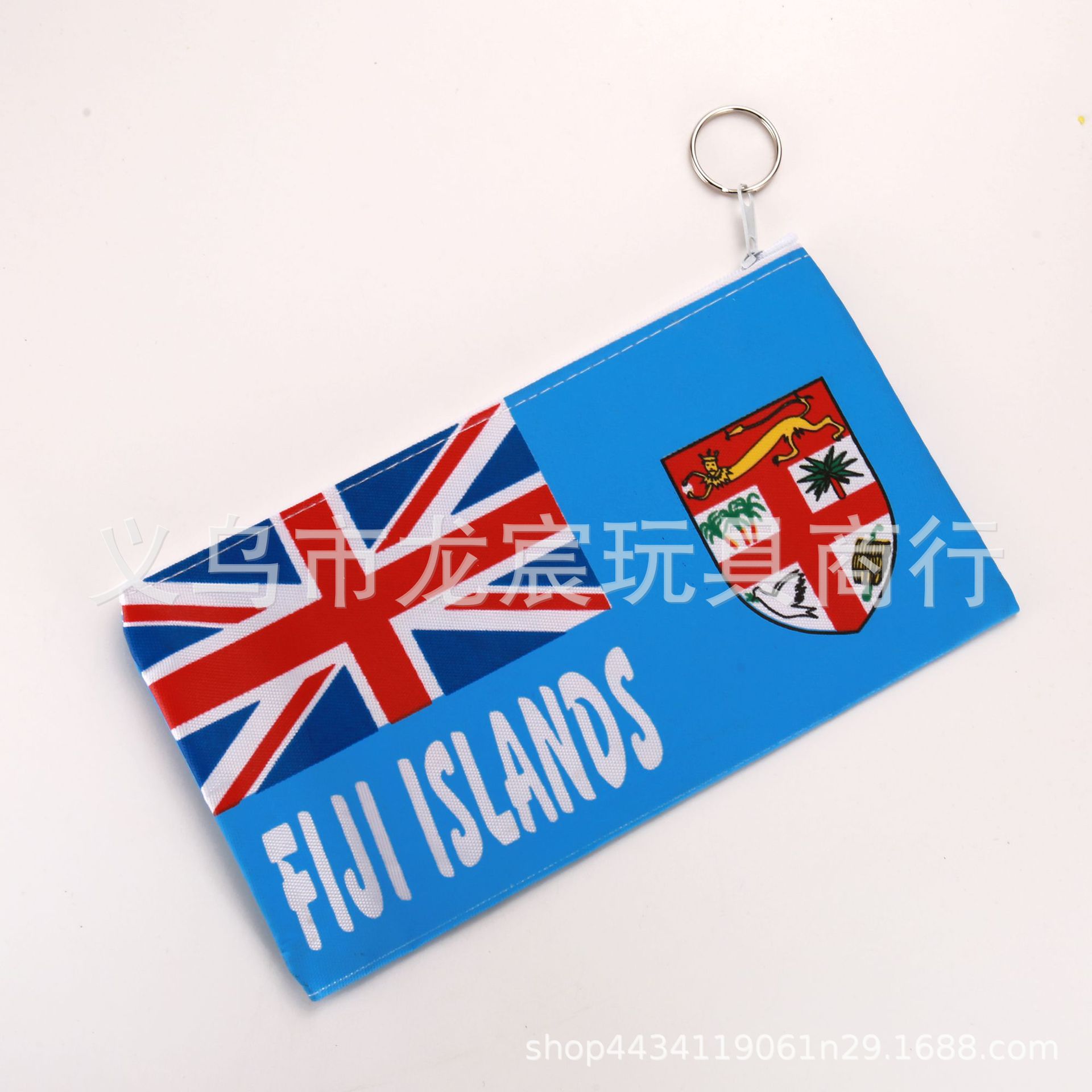 British Flag Pencil Case Creative Cartoon Stationery Box Large Capacity Stationery Zipper Oxford Cloth Pencil Bag Wholesale