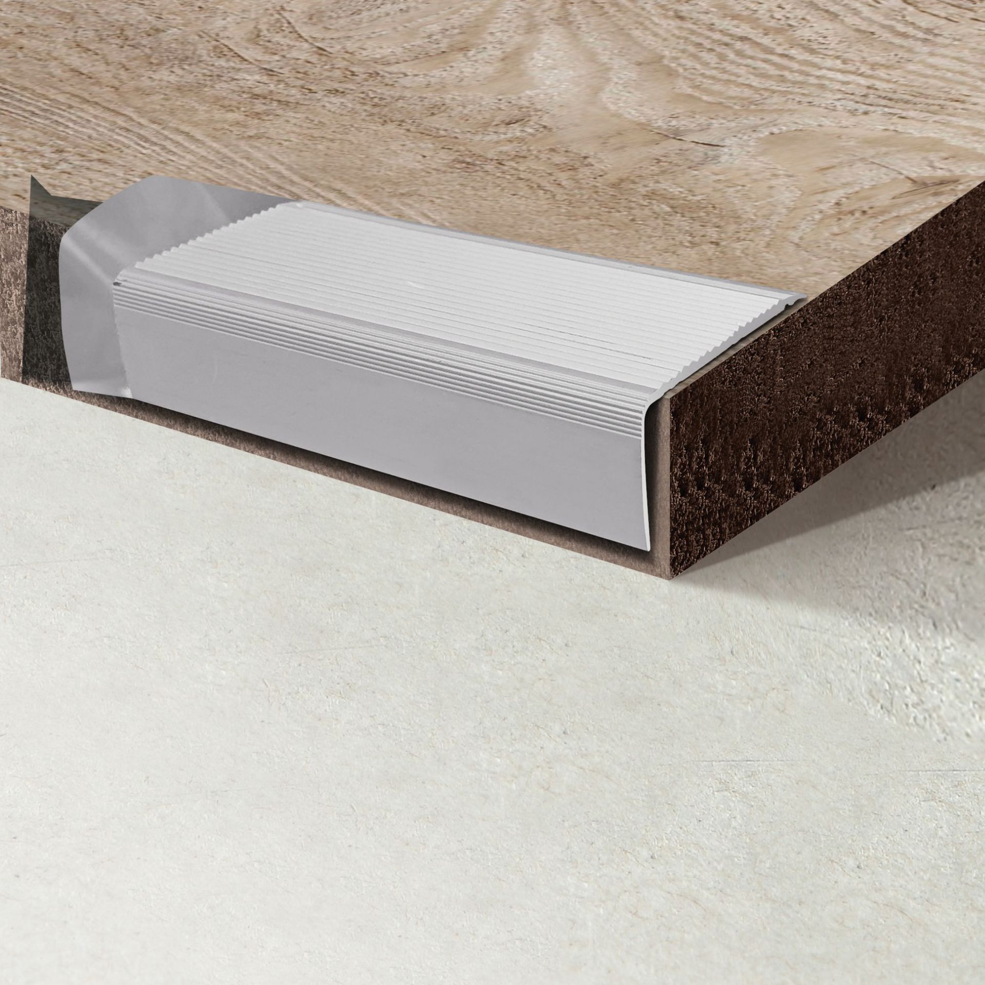 厂家直销铝合金直角楼梯扣 楼梯防滑条 台阶压边 封边直角 压条